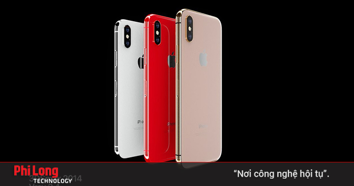 Concept iPhone X Blush Gold và (PRODUCT)RED, đẹp đến nỗi khó trở thành hiện thực