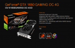 VGA CARD GIGABYTE GTX1650 GAMING OC 4GB - Giá tầm trung, chiến game xuyên Tết!