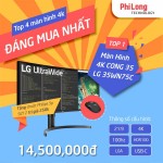 TOP 4 MÀN HÌNH 4K LG SIÊU RỘNG - ĐÁNG MUA NHẤT 2022