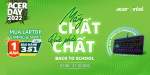 CÙNG ACER TỰU TRƯỜNG LỚN – TẶNG THÊM 1 NĂM BẢO HÀNH VÀ BÀN PHÍM CƠ PREDATOR