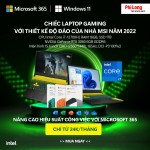 GIẢM GIÁ 300.000Đ KHI MUA MICROSOFT 365 TẠI PHI LONG