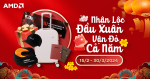 NHẬN LỘC ĐẦU XUÂN - VẬN ĐỎ CẢ NĂM