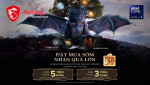 Ưu đãi đặt trước laptop gaming MSI GeForce RTX 50 Series 