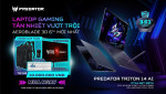 SỞ HỮU LAPTOP GAMING ACER PREDATOR TRITON 14 AI - NHẬN COMBO QUÀ TẶNG TRỊ GIÁ 10 TRIỆU ĐỒNG