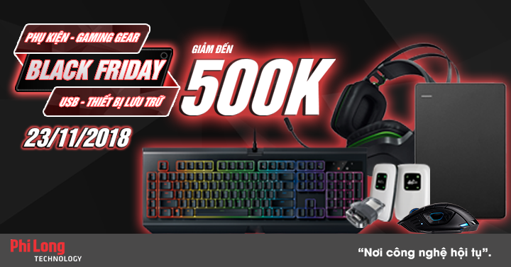 Khuyến mãi Phụ kiện - Gaming gear ngày Black Friday