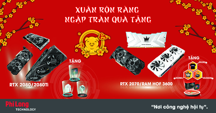 Xuân rộn ràng, ngập tràn quà tặng - Mua Card đồ họa nhận quà tặng lên 3 triệu đồng