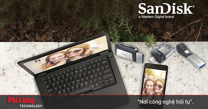 3 loại USB OTG Sandisk sao lưu dữ liệu từ điện thoại sang máy tính cực nhanh!