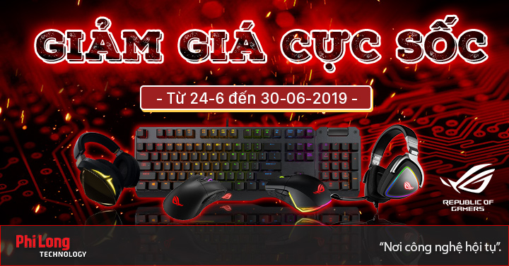 Giảm giá cực sốc dành cho fan Asus ROG gaming