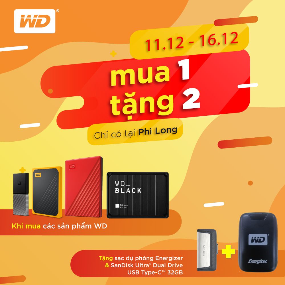 WD - MUA 1 TẶNG 2!