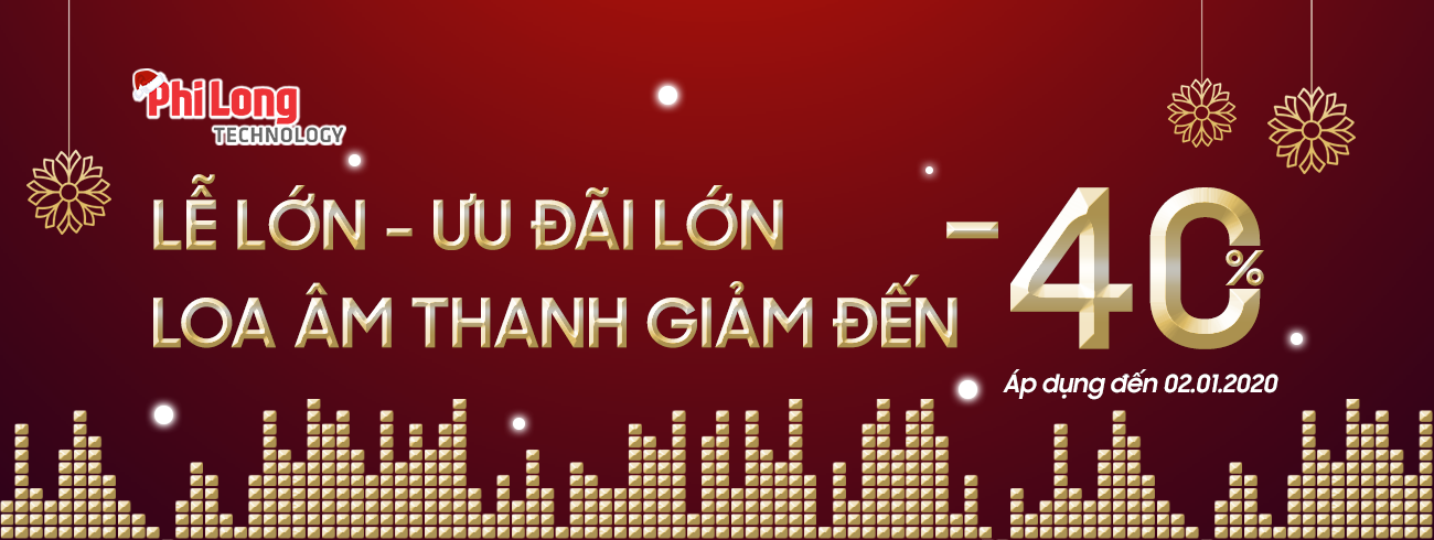 Loa âm thanh giảm đến 40%