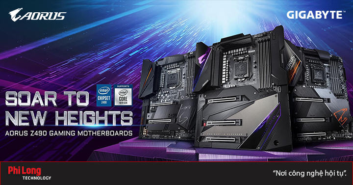 Gigabyte Aorus Z490 Series - SOAR TO NEW HEIGHTS