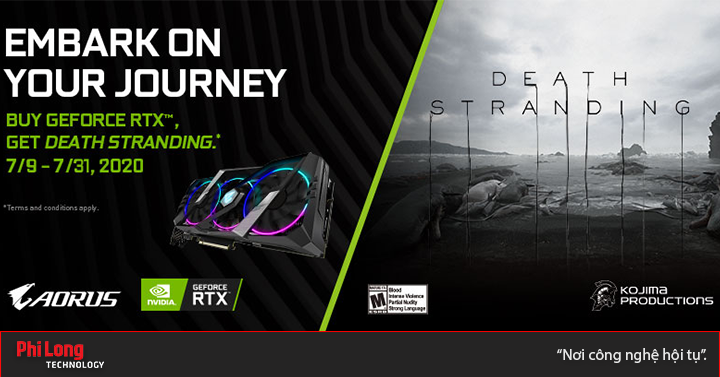 Mua GeForce RTX, nhận ngay siêu phẩm Death Stranding