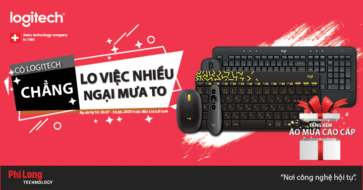 Chẳng lo việc nhiều - Chẳng ngại mưa to cùng Logitech