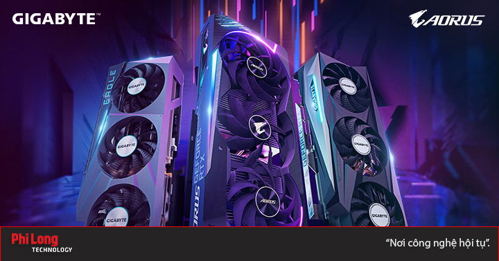 Gigabyte giới thiệu 4 card đồ họa GeForce RTX 3070 mới