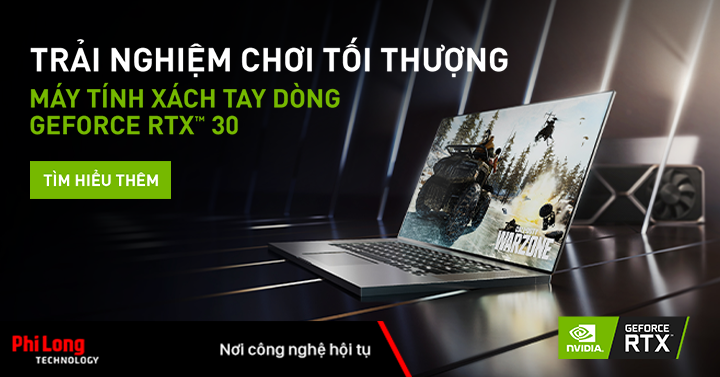 RA MẮT DÒNG MÁY TÍNH XÁCH TAY GEFORCE RTX 30
