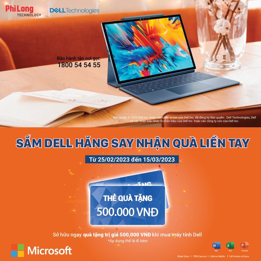 SẮM DELL HĂNG SAY - NHẬN QUÀ LIỀN TAY