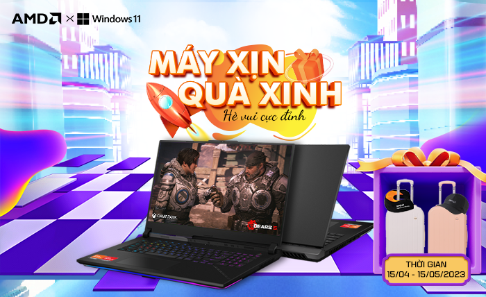 MUA LAPTOP AMD - NHẬN VALY VI VU HÈ