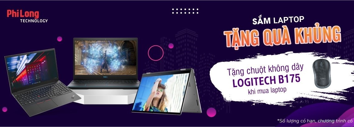 Sắm Laptop Tại Phi Long Nhận Ngay Chuột Logitech