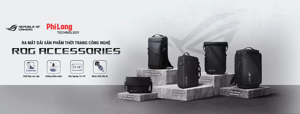 ASUS Ra Mắt ROG Archer - Balo Công Nghệ Dành Cho Game Thủ