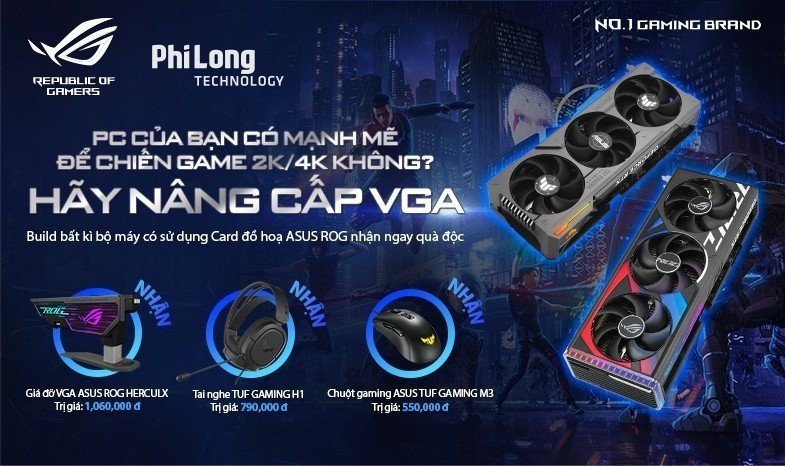 NÂNG CẤP VGA ĐỂ PC CỦA BẠN ĐỦ MẠNH MẼ ĐỂ CHIẾN GAME 2K/4K