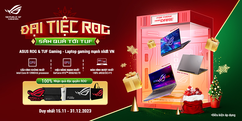 [CTKM] ĐẠI TIỆC ROG - SĂN QUÀ TỚI TUF