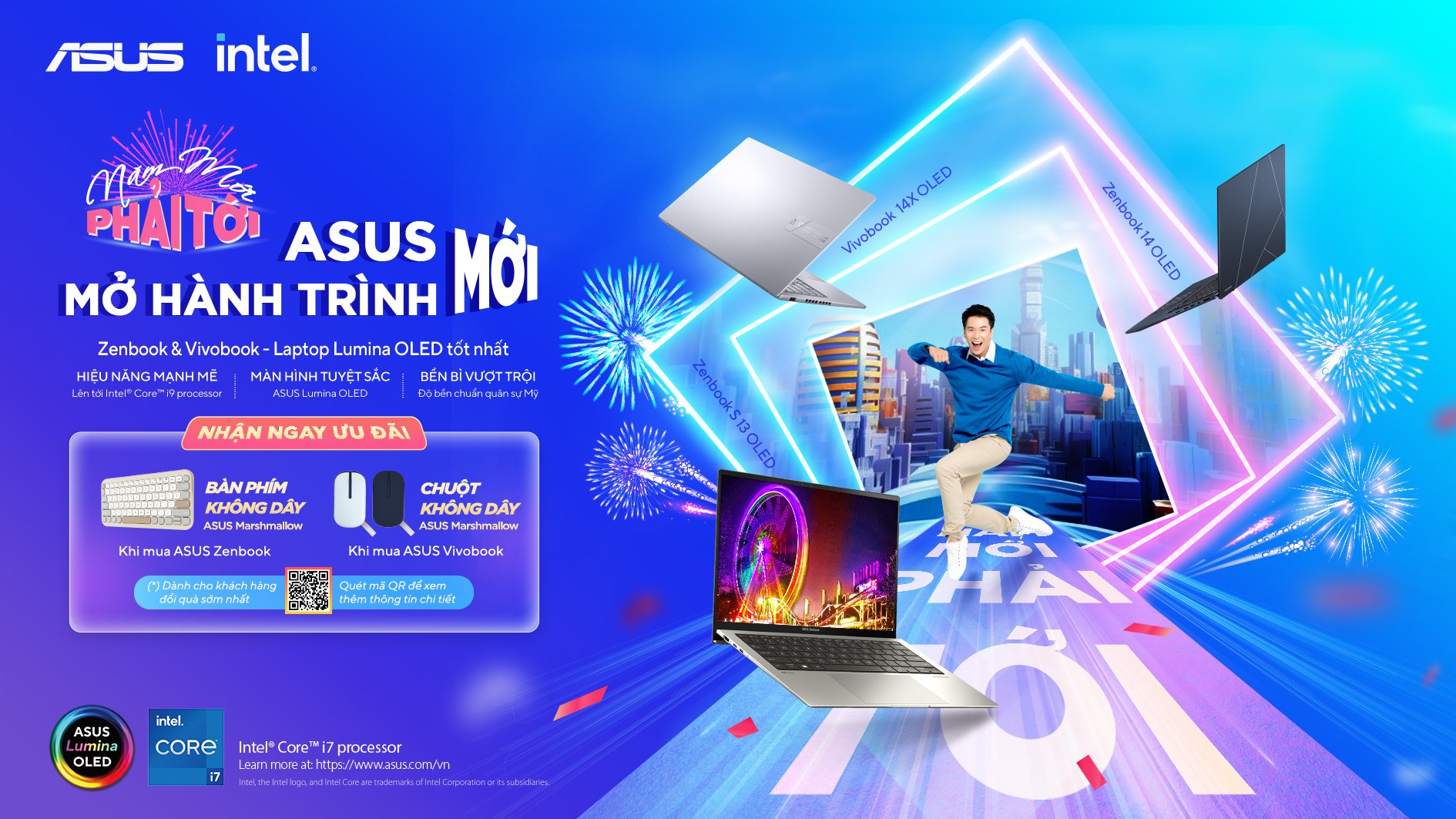 [CTKM] NĂM MỚI PHẢI TỚI - ASUS MỚI, MỞ HÀNH TRÌNH MỚI