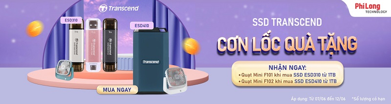 [CTKM SSD Transcend] Đón Hè Rực Lửa, Deal Ngon Ngõ Cửa 