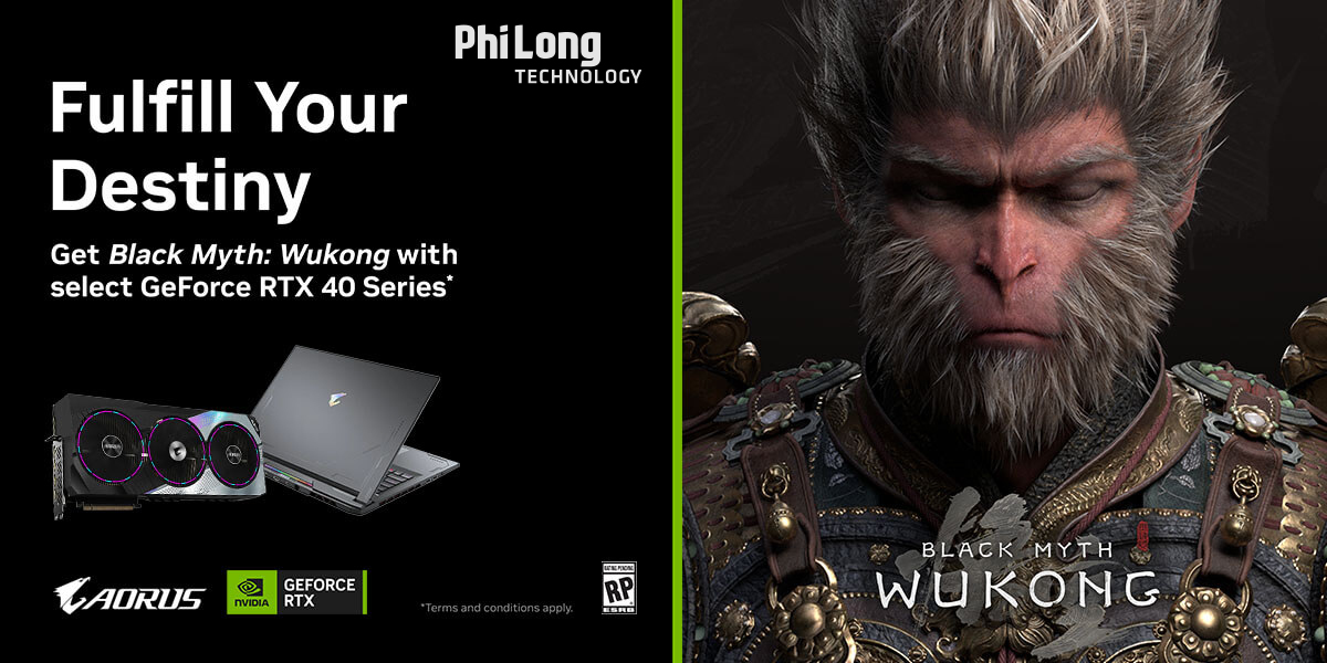NHẬN NGAY BLACK MYTH: WUKONG KHI MUA SẢN PHẨM GEFORCE RTX 40 SERIES