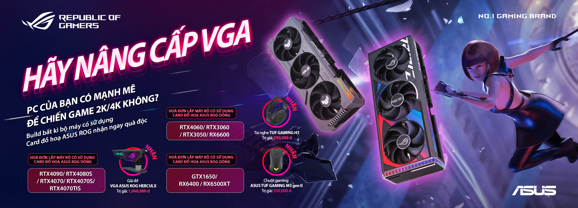 PC CỦA BẠN CÓ MẠNH MẼ ĐỂ CHIẾN GAME 2K/4K KHÔNG? HÃY NÂNG CẤP VGA
