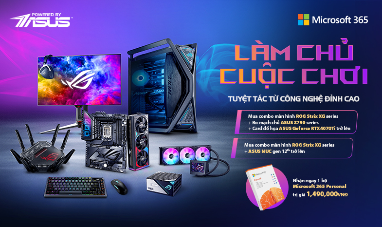 LÀM CHỦ CUỘC CHƠI NHẬN NGAY BỘ PHẦN MỀM MICROSOFT OFFICE 365 PERSONAL
