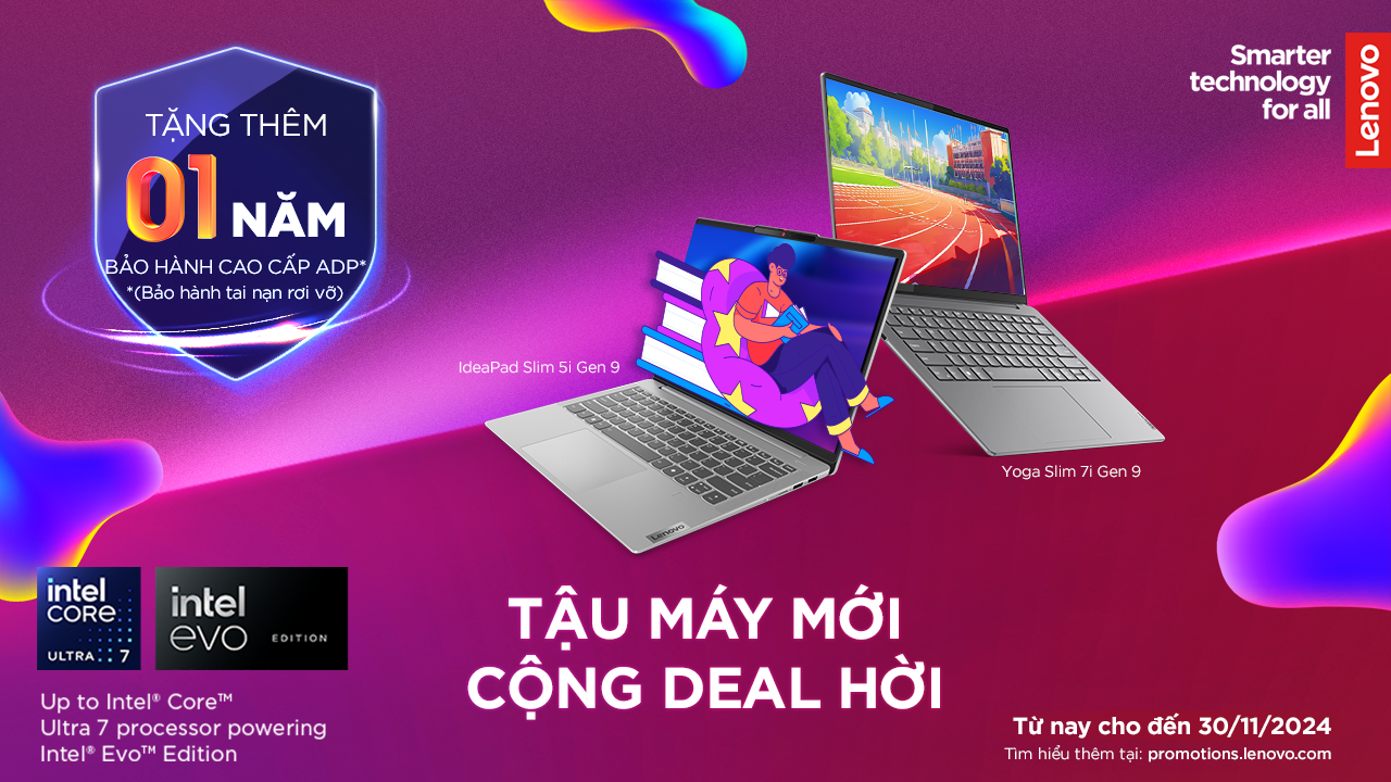 LENOVO - TẬU MÁY MỚI CỘNG DEAL HỜI 