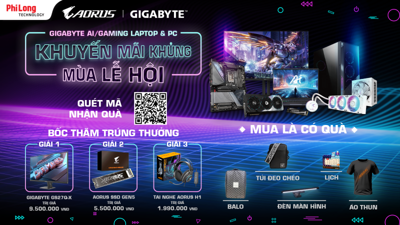 Săn Quà Cực Chất “Mùa Lễ Hội” Cùng GIGABYTE