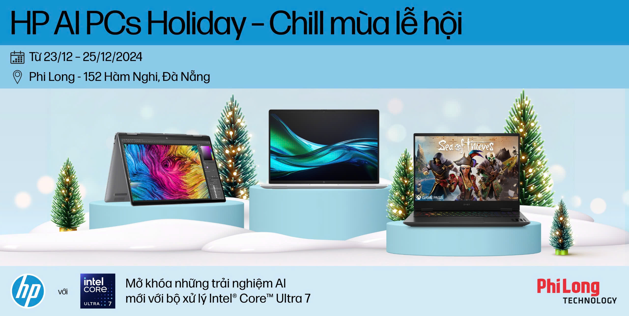 Chuỗi Sự Kiện HP AI PCs Holiday - Chill Mùa Lễ Hội
