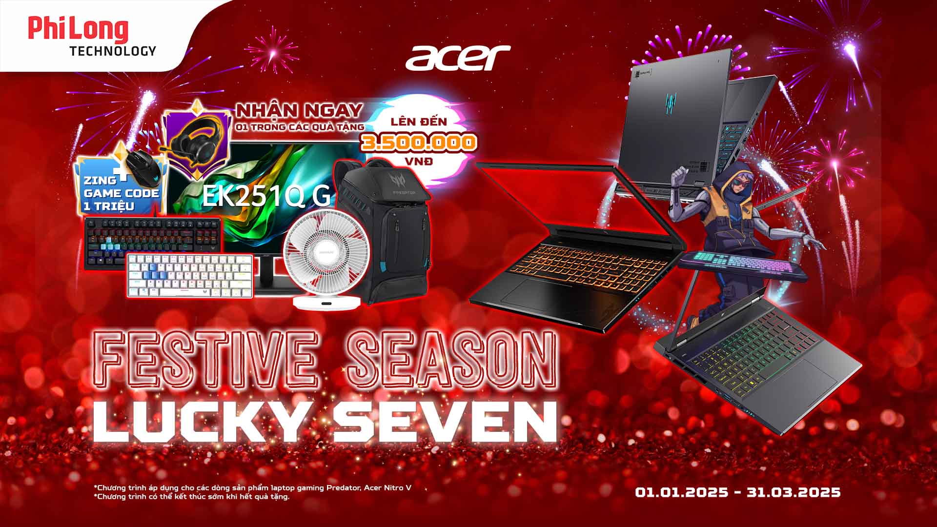 ƯU ĐÃI ACER FESTIVE SEASON - LUCKY SEVEN