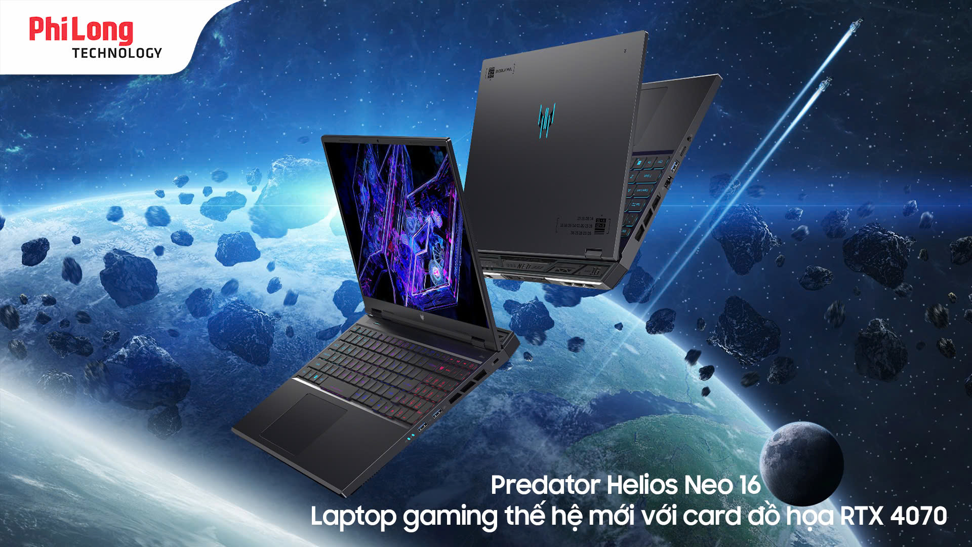 Predator Helios Neo 16-Laptop gaming thế hệ mới với card đồ họa RTX 4070