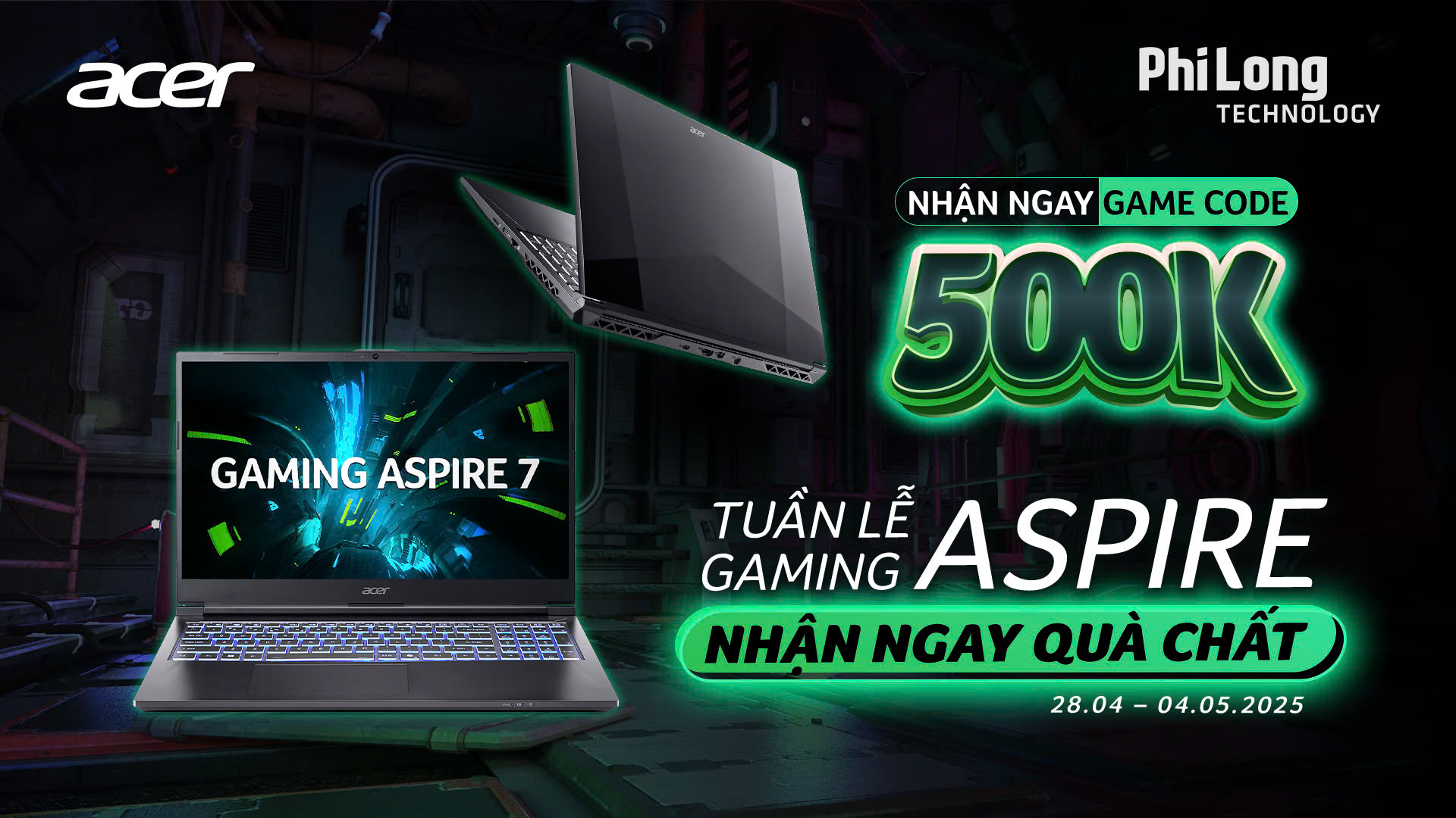 ƯU ĐÃI TUẦN LỄ ACER GAMING ASPIRE 2025