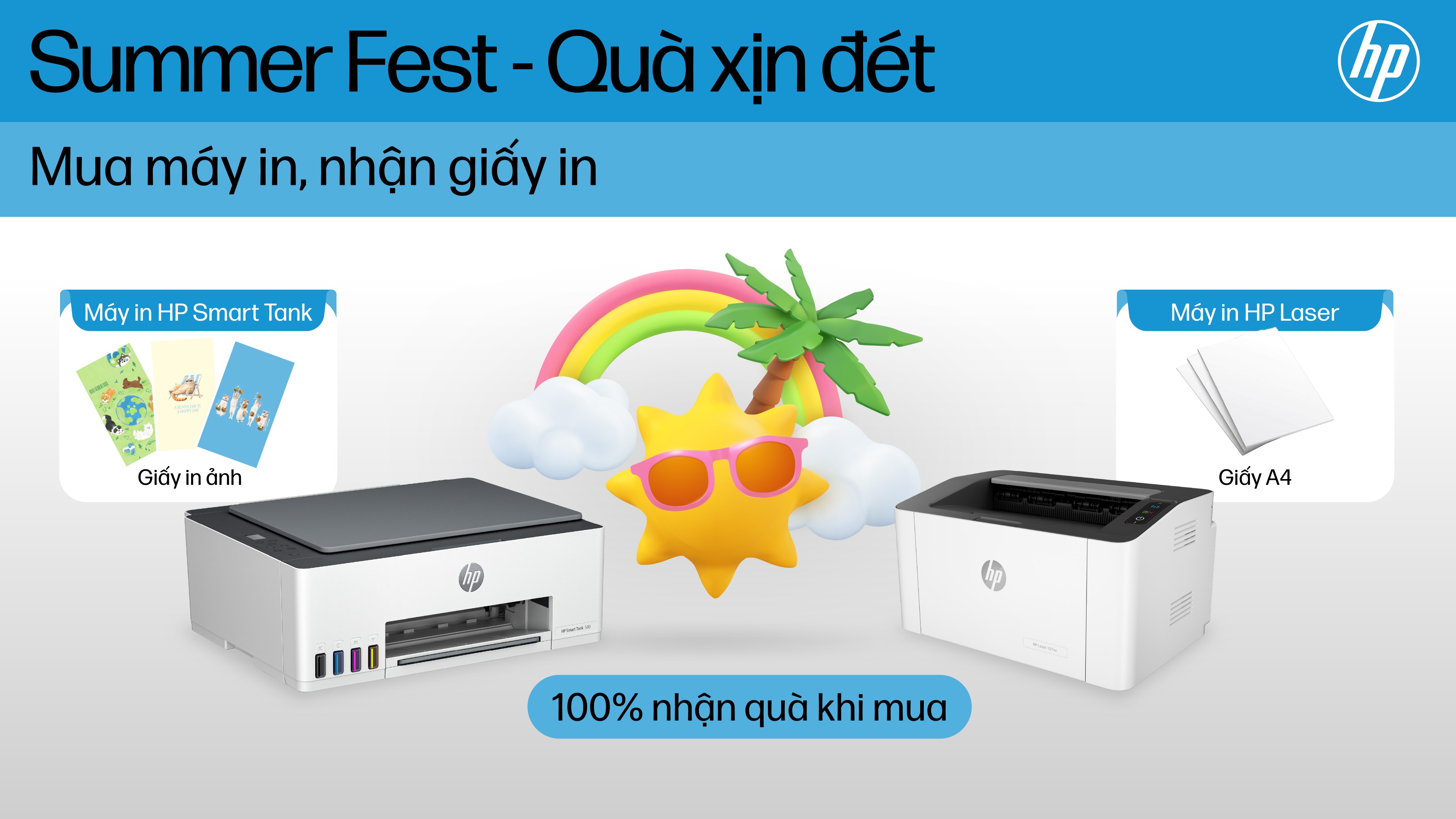 Summer Fest - Quà Xịn Đét Cùng Máy In HP