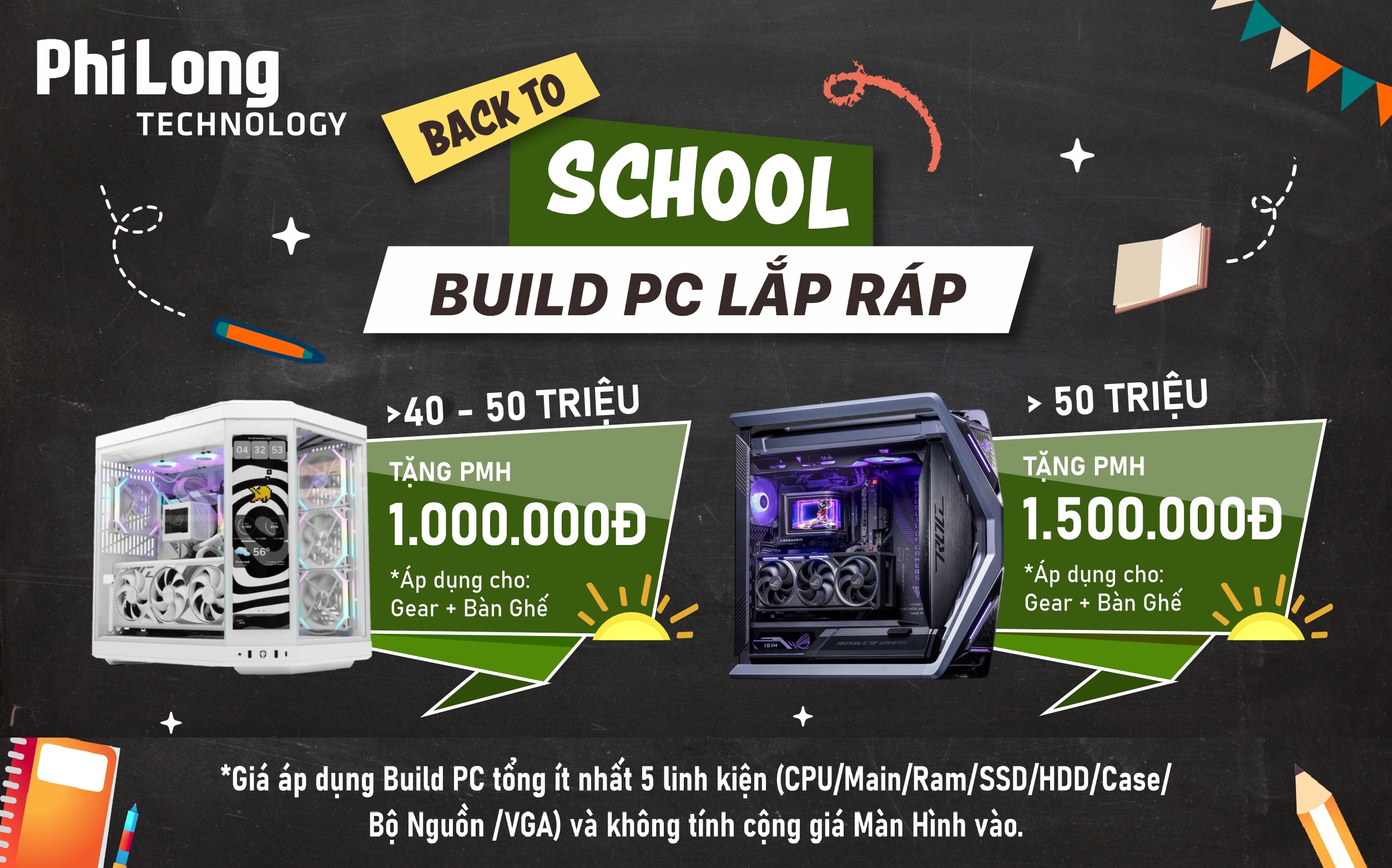 BACK2SHOOL BUILD PC - NHẬN QUÀ CHUẨN GU