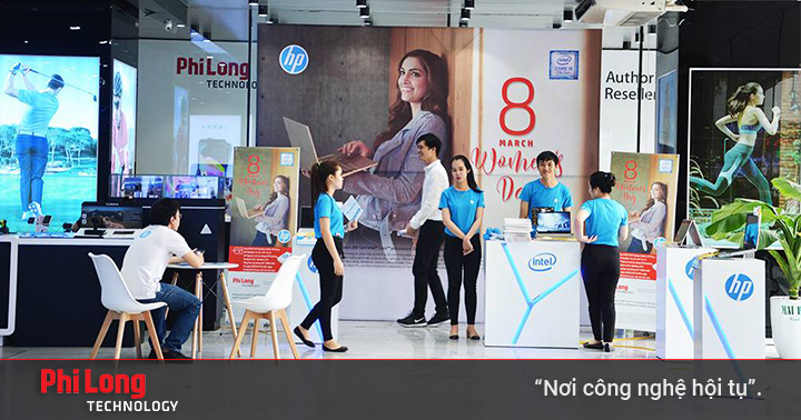 Vui 8/3 nhận quà thả ga cùng máy tính HP tại tầng 1 Phi Long