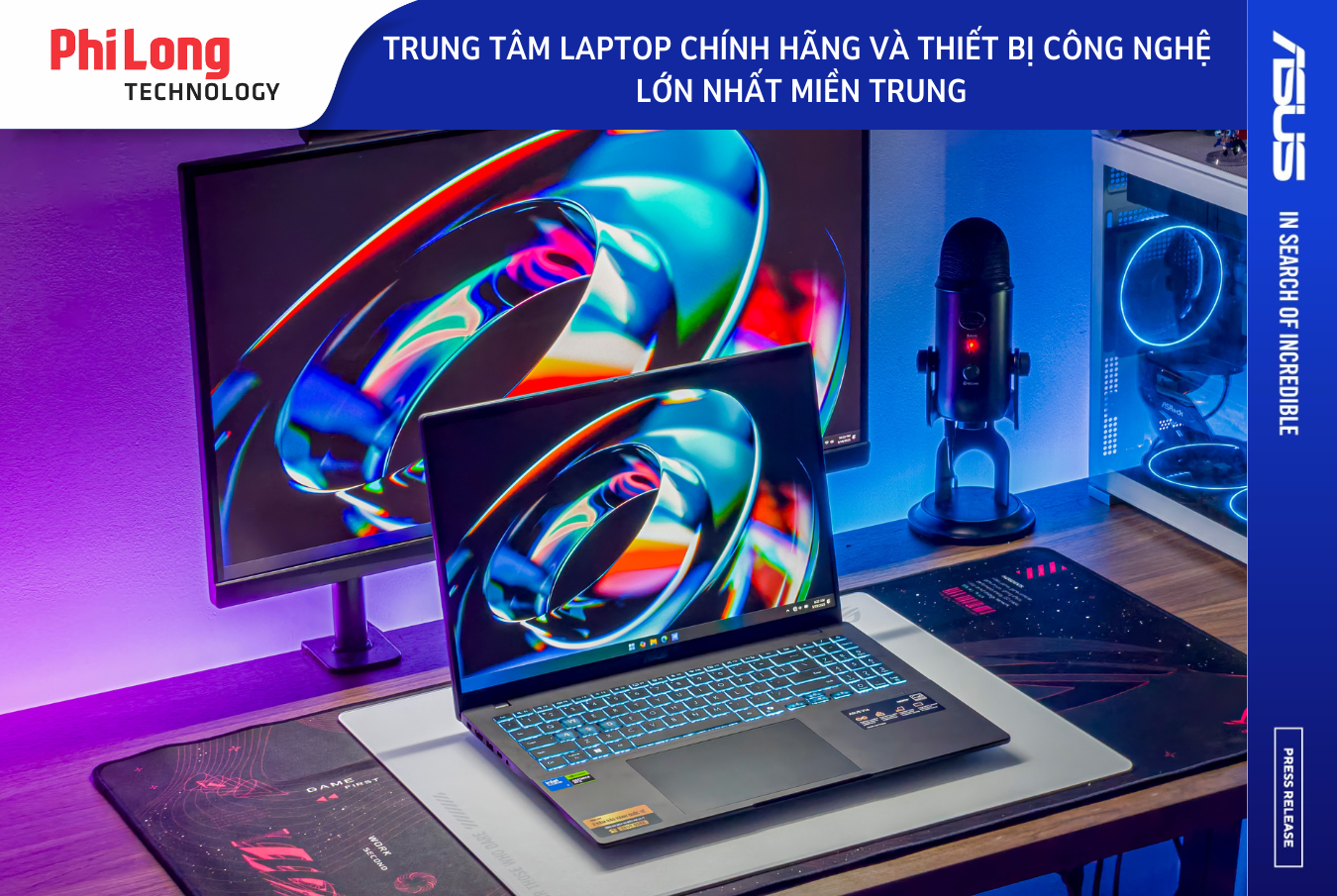 ASUS sẵn sàng cho mùa tựu trường 2025 với dòng laptop AI mỏng nhẹ dành cho học sinh, sinh viên