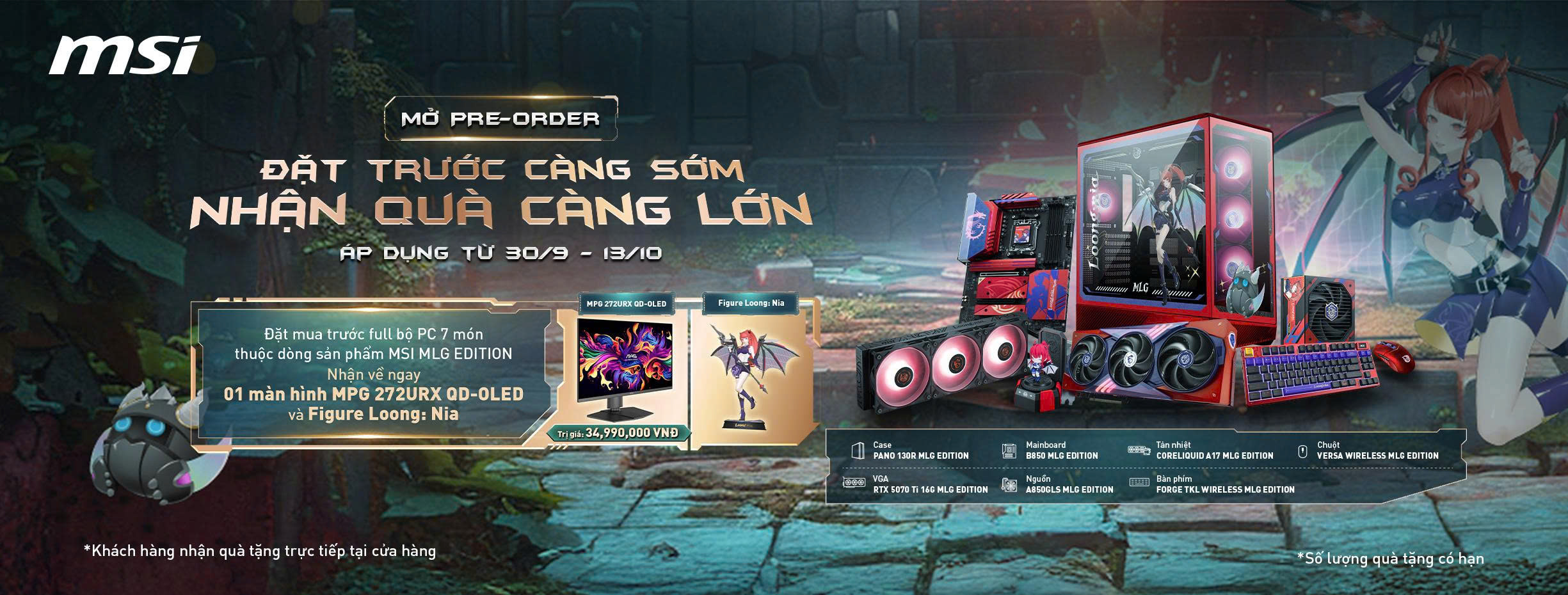 PRE-ORDER MSI MLG EDITION