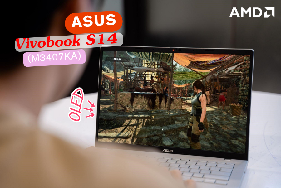 ASUS Vivobook S14 (M3407KA) LAPTOP Chip Ryzen AI 
