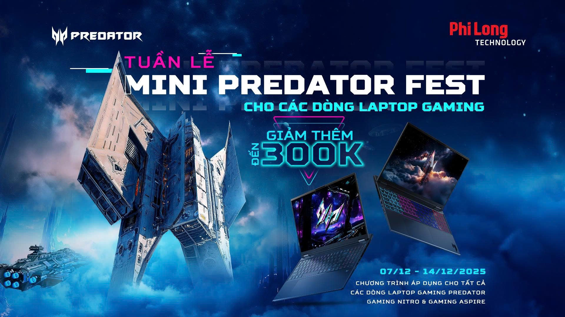 TUẦN LỄ MINI PREDATOR FEST THÁNG 12