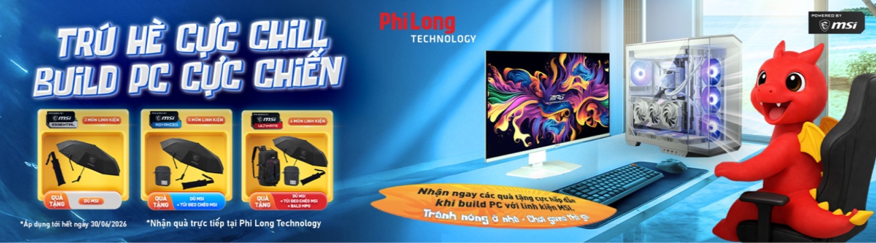 TRÚ HÈ CỰC CHILL - BUILD PC MSI CỰC CHIẾN TẠI PHI LONG 