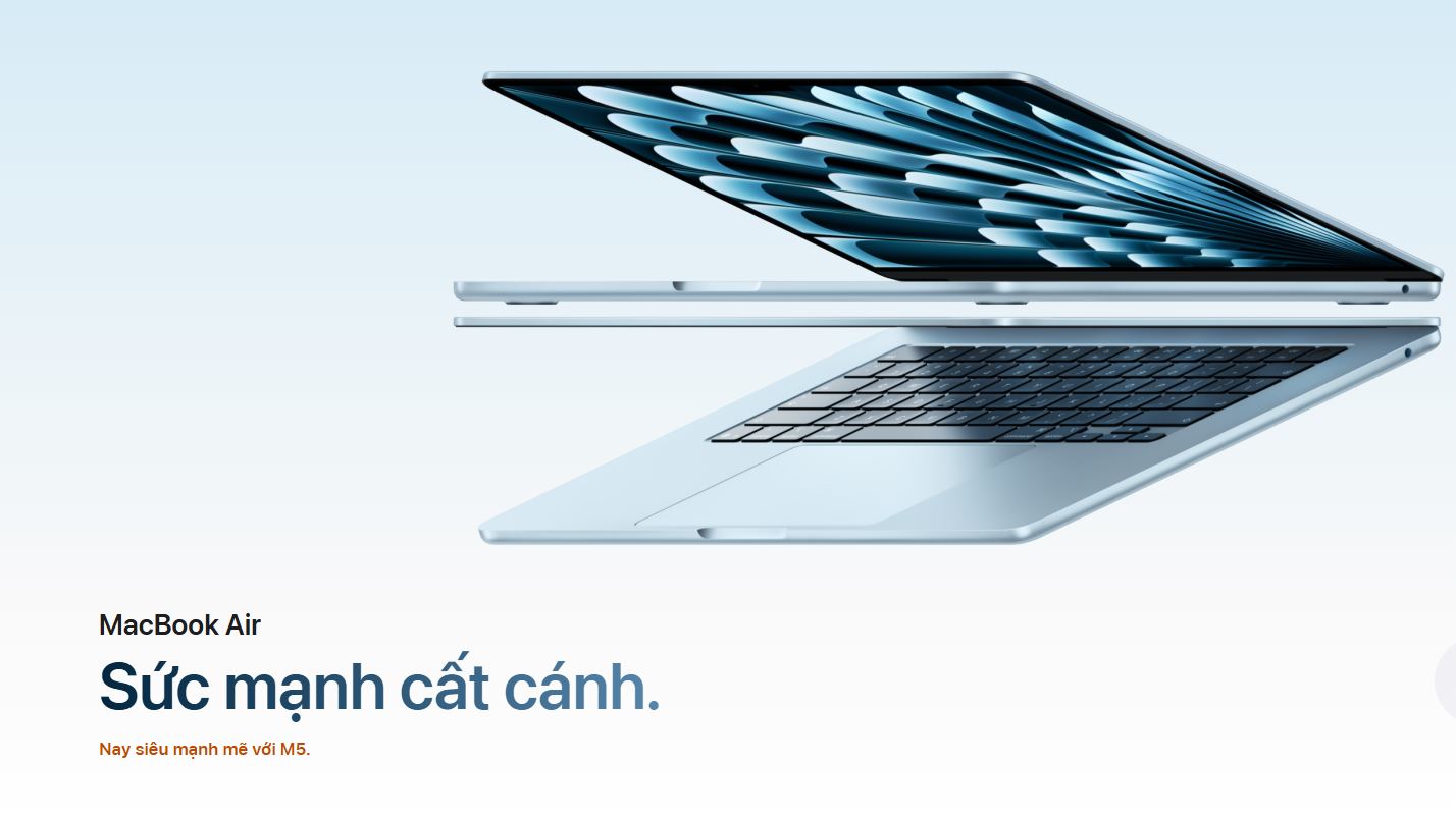 Đánh Giá Chi Tiết MacBook Air M5: Sự Cân Bằng Giữa Thiết Kế Siêu Mỏng Và Sức Mạnh Trí Tuệ Nhân Tạo