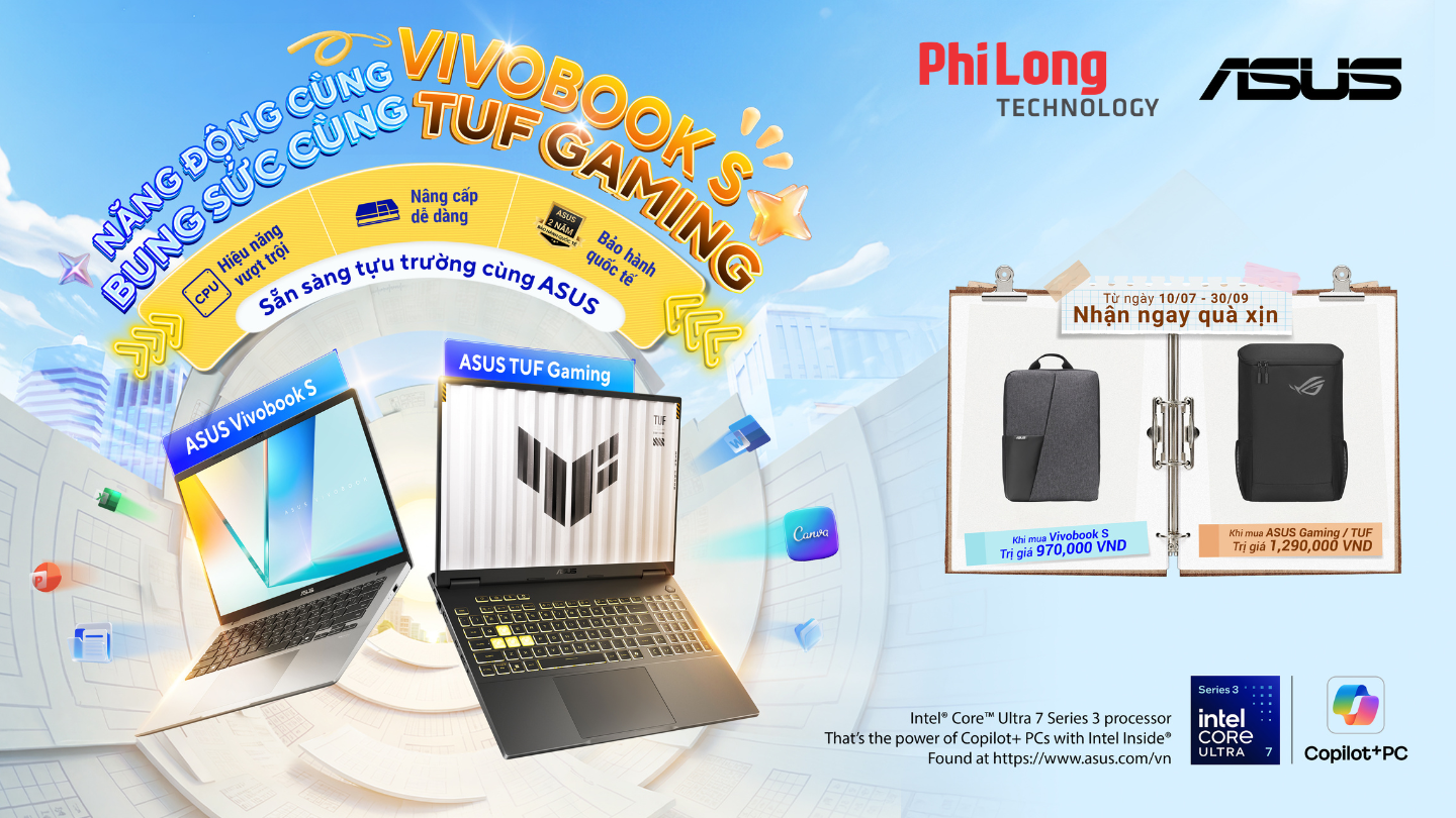 NĂNG ĐỘNG CÙNG VIVOBOOK S – BUNG SỨC CÙNG TUF GAMING