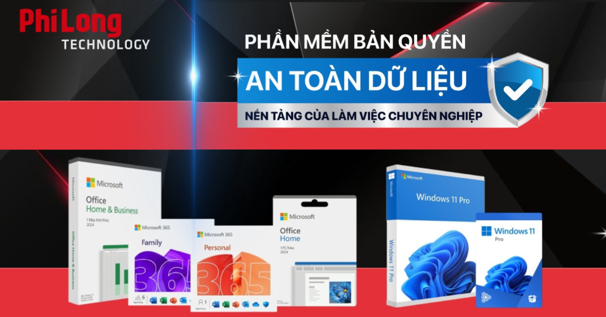 Phần Mềm Bản Quyền | Windows 11, Office chính hãng