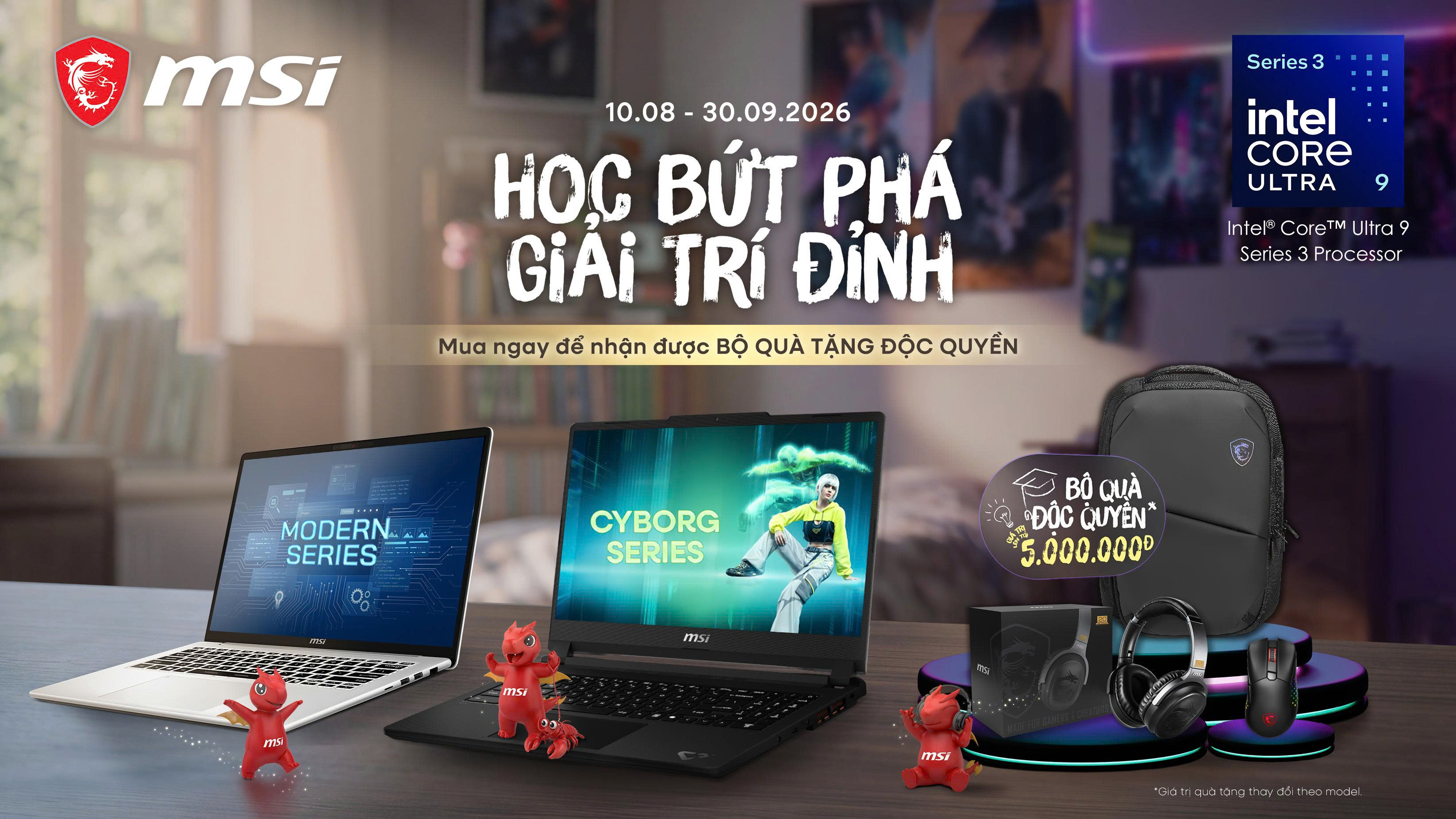 MSI Back to school - HỌC BỨT PHÁ, GIẢI TRÍ ĐỈNH