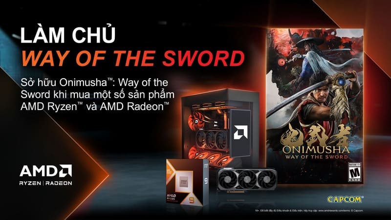 SẮM AMD RYZEN VÀ RADEON THẾ HỆ MỚI – NHẬN NGAY CODE GAME 