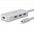 Bộ chia Hub Type C To USB 3.0 Orico TC4U-U3-SV